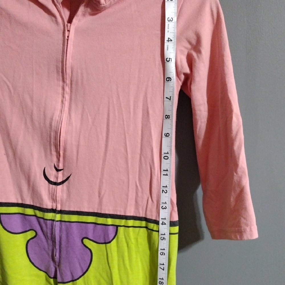 Nickelodeon, Patrick Star Pink and Green Character Coverall - Picture 6 of 7